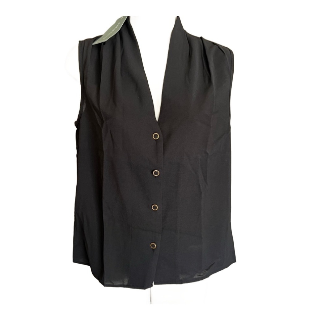 Shein Frenchy Button Up Sleeveless Vest XS
